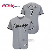 Camiseta Beisbol Hombre Chicago White Sox Tim Anderson Flex Base Gris