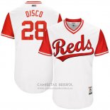 Camiseta Beisbol Hombre Cincinnati Reds 2017 Little League World Series 28 Anthony Desclafani Blanco