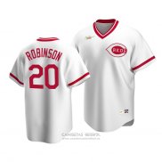 Camiseta Beisbol Hombre Cincinnati Reds Frank Robinson Cooperstown Collection Primera Blanco