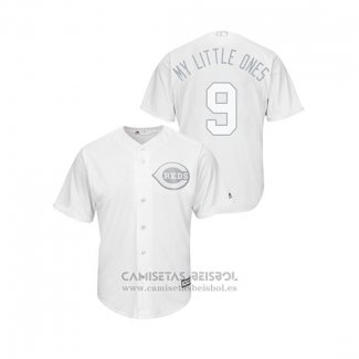 Camiseta Beisbol Hombre Cincinnati Reds Jose Peraza 2019 Players Weekend My Little Ones Replica Blanco