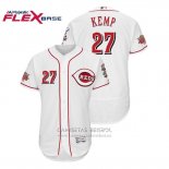 Camiseta Beisbol Hombre Cincinnati Reds Matt Kemp Primera Flex Base Blanco