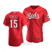 Camiseta Beisbol Hombre Cincinnati Reds Nick Senzel Autentico Alterno Rojo