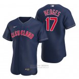 Camiseta Beisbol Hombre Cleveland Guardians Austin Hedges Autentico Alterno Azul