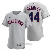 Camiseta Beisbol Hombre Cleveland Guardians Bobby Bradley Autentico Road Gris