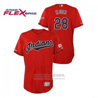 Camiseta Beisbol Hombre Cleveland Indians Corey Kluber 2019 All Star Flex Base Rojo