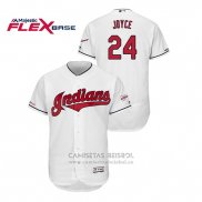 Camiseta Beisbol Hombre Cleveland Indians Matt Joyce 2019 All Star Flex Base Blanco