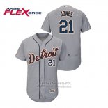 Camiseta Beisbol Hombre Detroit Tigers Jacoby Jones Flex Base Gris