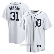 Camiseta Beisbol Hombre Detroit Tigers Riley Greene Replica Blanco