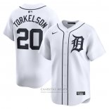 Camiseta Beisbol Hombre Detroit Tigers Spencer Torkelson Primera Limited Blanco