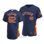 Camiseta Beisbol Hombre Houston Astros Blake Taylor Autentico Alterno Azul