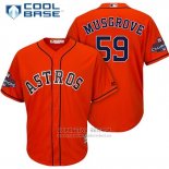 Camiseta Beisbol Hombre Houston Astros Joe Musgrove Naranja Cool Base