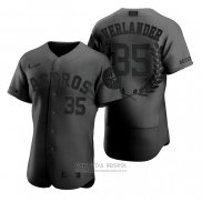 Camiseta Beisbol Hombre Houston Astros Justin Verlander Award Collection AL Cy Young Negro