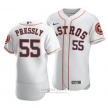 Camiseta Beisbol Hombre Houston Astros Ryan Pressly Autentico Primera Blanco