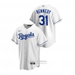 Camiseta Beisbol Hombre Kansas City Royals Ian Kennedy Replica Primera Blanco