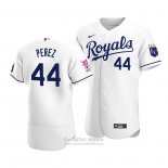 Camiseta Beisbol Hombre Kansas City Royals Salvador Perez Primera Run Derby 2021 All Star Blanco