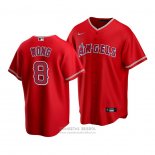 Camiseta Beisbol Hombre Los Angeles Angels Kean Wong Replica Rojo