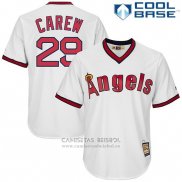 Camiseta Beisbol Hombre Los Angeles Angels Rod Carew Blanco Cool Base
