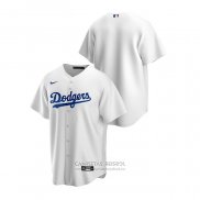 Camiseta Beisbol Hombre Los Angeles Dodgers Replica Primera Blanco