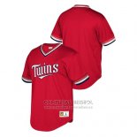 Camiseta Beisbol Hombre Minnesota Twins Cooperstown Collection Mesh Wordmark Rojo