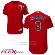 Camiseta Beisbol Hombre Minnesota Twins Harmon Killebrew Autentico Collection Flex Base Scarlet