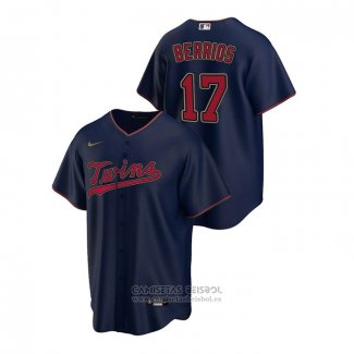 Camiseta Beisbol Hombre Minnesota Twins Jose Berrios 2020 Replica Alterno Azul