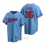 Camiseta Beisbol Hombre Minnesota Twins Michael Pineda Replica Alterno Azul