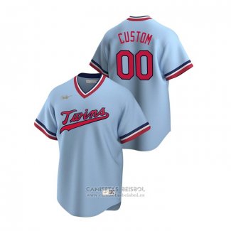 Camiseta Beisbol Hombre Minnesota Twins Personalizada Cooperstown Collection Road Azul