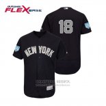 Camiseta Beisbol Hombre New York Yankees Didi Gregorius Flex Base Entrenamiento de Primavera Alterno 2019 Azul
