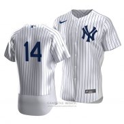 Camiseta Beisbol Hombre New York Yankees Tyler Wade Autentico Primera Blanco