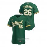Camiseta Beisbol Hombre Oakland Athletics Matt Chapman Autentico 2020 Alterno Verde