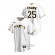 Camiseta Beisbol Hombre Pittsburgh Pirates Gregory Polanco Replica Primera Blanco