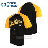 Camiseta Beisbol Hombre Pittsburgh Pirates Personalizada Stitches Negro Amarillo