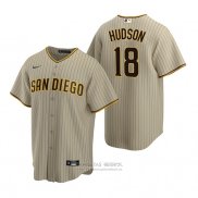 Camiseta Beisbol Hombre San Diego Padres Daniel Hudson Replica Alterno Marron