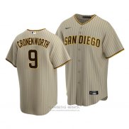 Camiseta Beisbol Hombre San Diego Padres Jake Cronenworth Sand Replica Alterno Marron