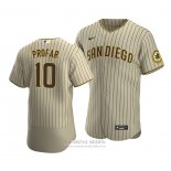 Camiseta Beisbol Hombre San Diego Padres Jurickson Profar Sand Autentico Alterno Marron