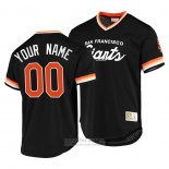 Camiseta Beisbol Hombre San Francisco Giants Personalizada Cooperstown Collection Script Fashion Negro