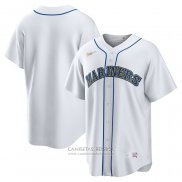 Camiseta Beisbol Hombre Seattle Mariners Primera Cooperstown Collection Blanco