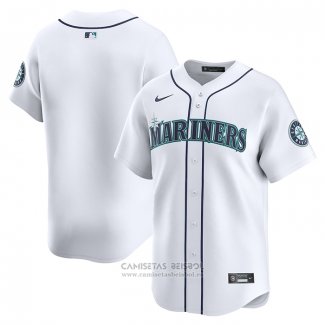 Camiseta Beisbol Hombre Seattle Mariners Primera Limited Blanco