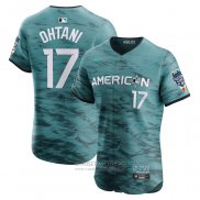 Camiseta Beisbol Hombre Shohei Ohtani All Star 2023 Vapor Premier Elite Verde