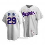 Camiseta Beisbol Hombre Texas Rangers Adrian Beltre Cooperstown Collection Primera Blanco