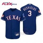Camiseta Beisbol Hombre Texas Rangers Delino Deshields Flex Base Entrenamiento de Primavera 2019 Azul