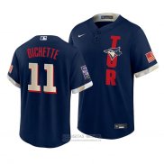 Camiseta Beisbol Hombre Toronto Blue Jays Bo Bichette 2021 All Star Replica Azul