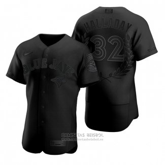 Camiseta Beisbol Hombre Toronto Blue Jays Roy Halladay Awards Collection AL Cy Young Negro