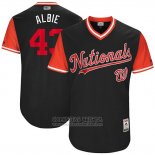Camiseta Beisbol Hombre Washington Nationals 2017 Little League World Series Matt Albers Azul