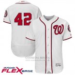 Camiseta Beisbol Hombre Washington Nationals Jackie Robinson Blanco Flex Base