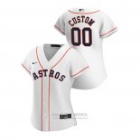 Camiseta Beisbol Mujer Houston Astros Personalizada 2020 Replica Primera Blanco