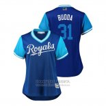 Camiseta Beisbol Mujer Kansas City Royals Ian Kennedy 2018 LLWS Players Weekend Budda Azul