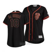 Camiseta Beisbol Mujer San Francisco Giants Tommy La Stella Cool Base Negro