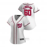 Camiseta Beisbol Mujer Washington Nationals Hunter Strickland 2020 Replica Primera Blanco