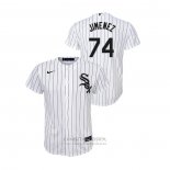 Camiseta Beisbol Nino Chicago White Sox Eloy Jimenez Replica Primera Blanco